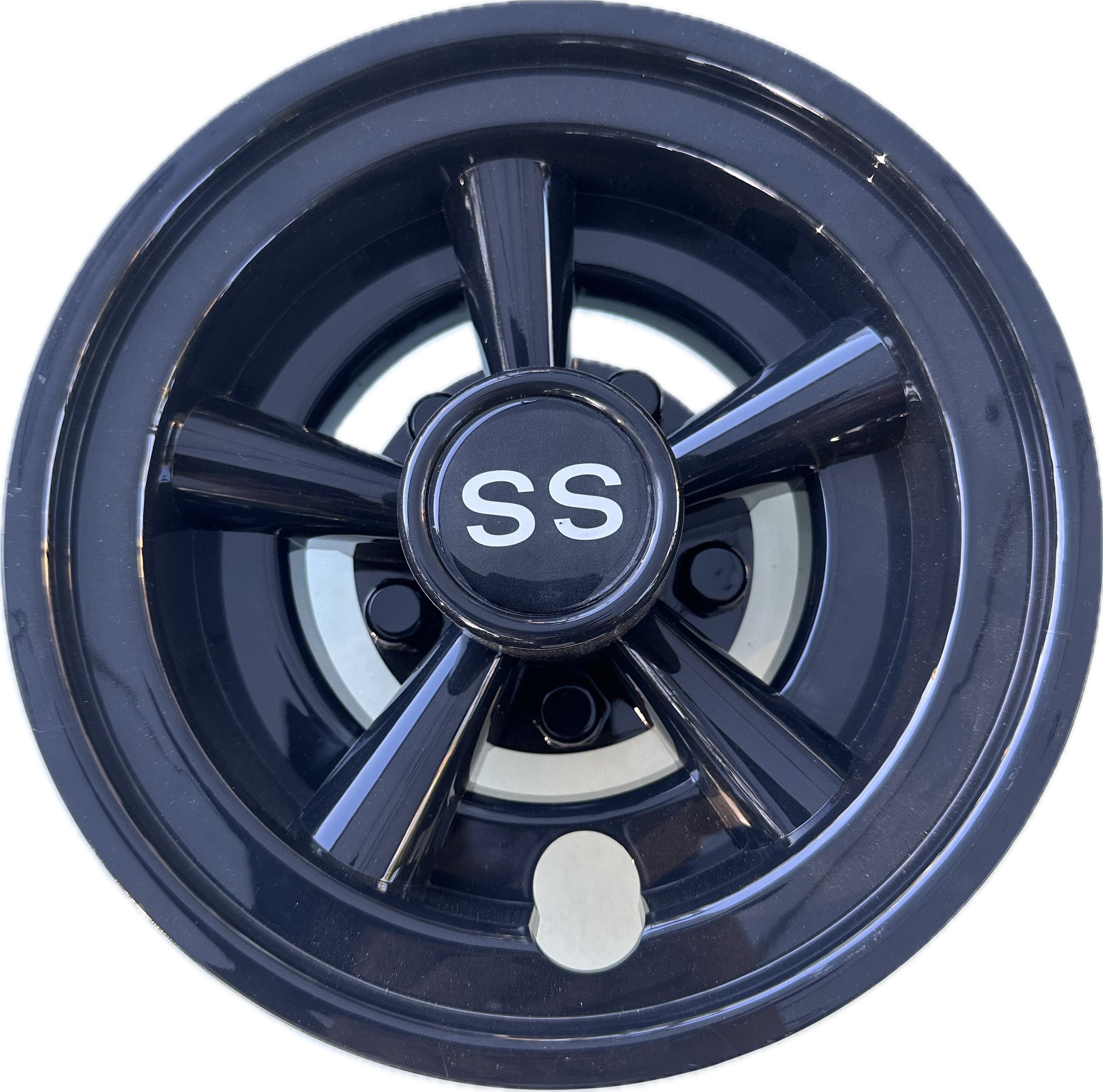 Black SS Hub Cap/Wheel Cover, 8